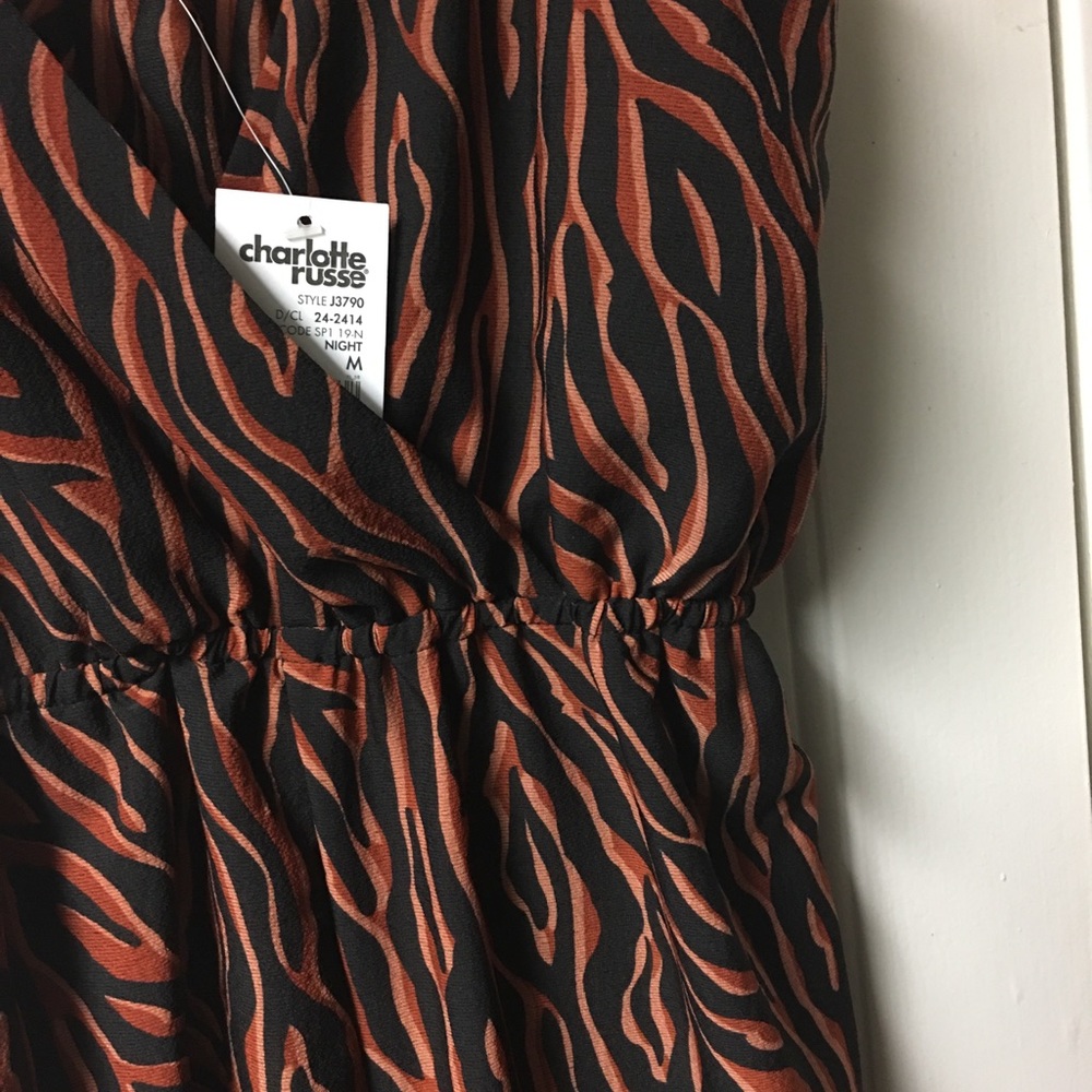 Charlotte Russe leaopard print pant suit